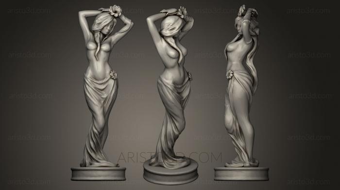 Figurines of girls (STKGL_0144) 3D model for CNC machine